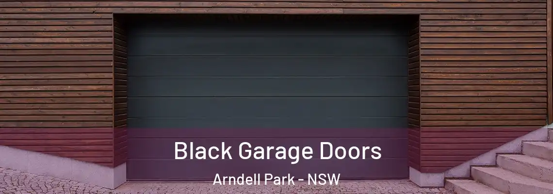  Black Garage Doors Arndell Park - NSW