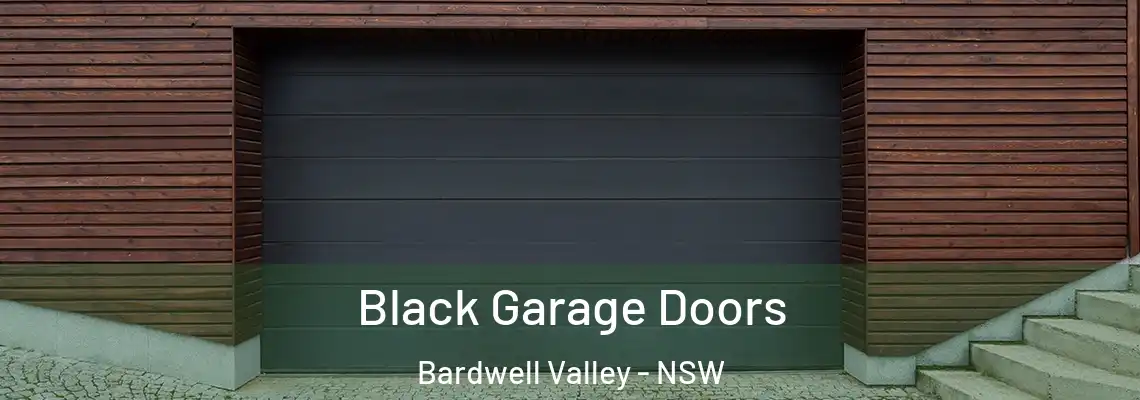 Black Garage Doors Bardwell Valley - NSW