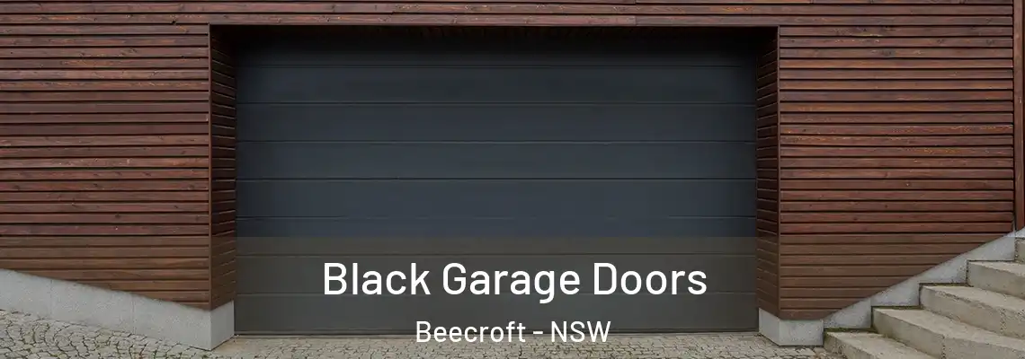  Black Garage Doors Beecroft - NSW