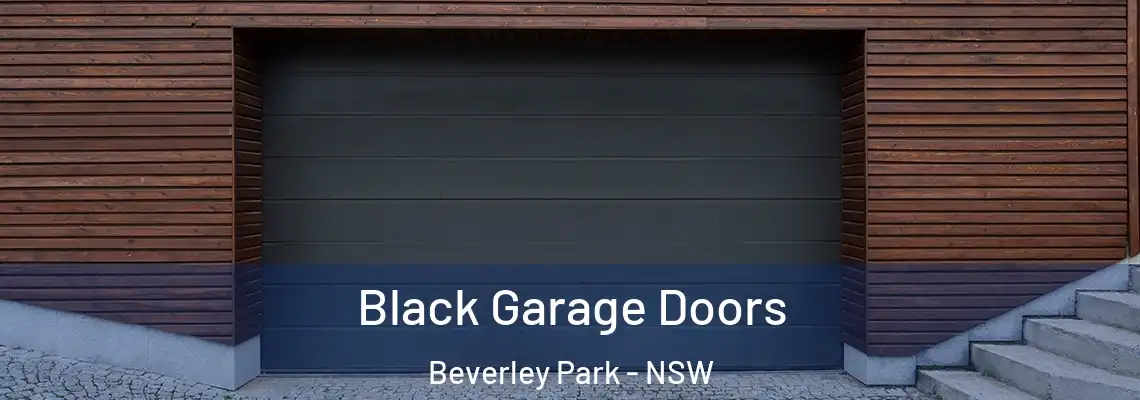  Black Garage Doors Beverley Park - NSW