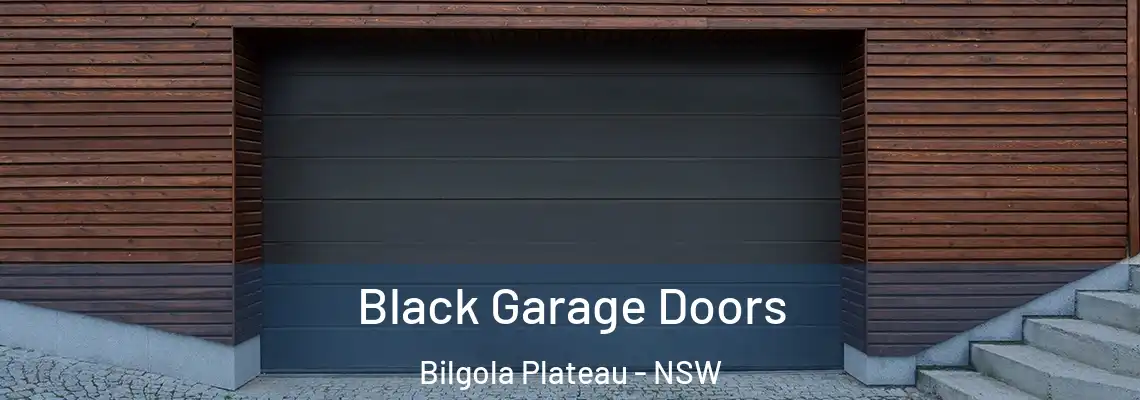  Black Garage Doors Bilgola Plateau - NSW