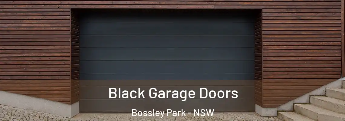  Black Garage Doors Bossley Park - NSW