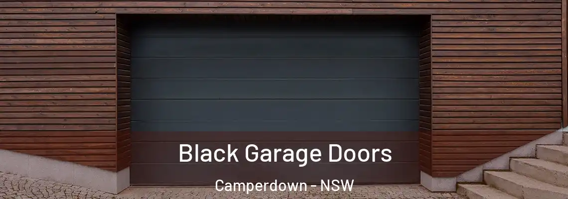  Black Garage Doors Camperdown - NSW
