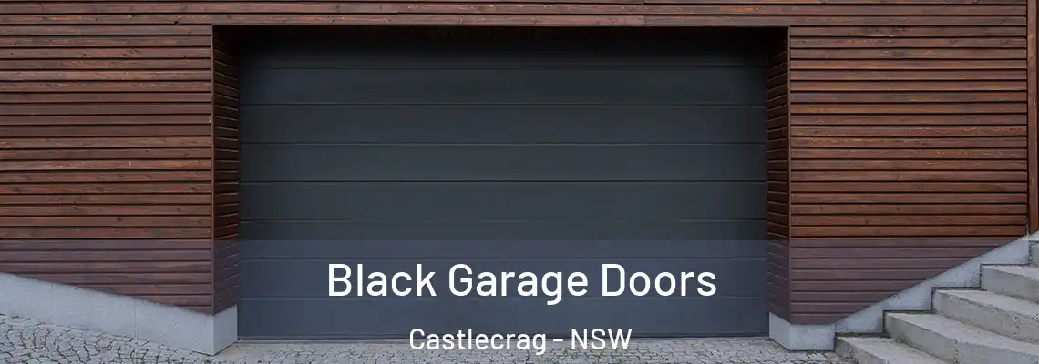  Black Garage Doors Castlecrag - NSW