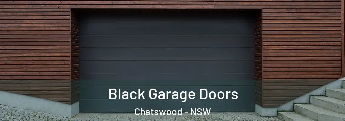  Black Garage Doors Chatswood - NSW