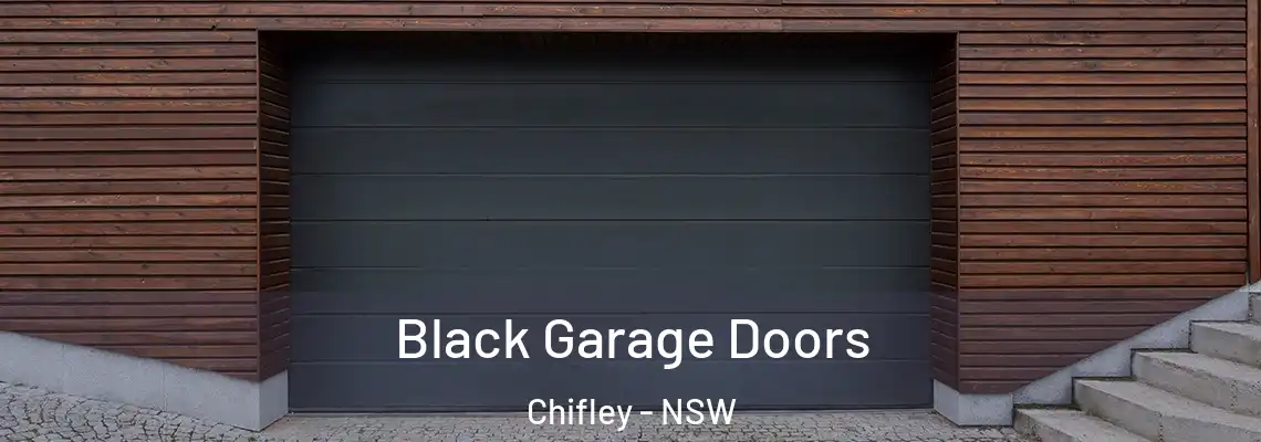  Black Garage Doors Chifley - NSW