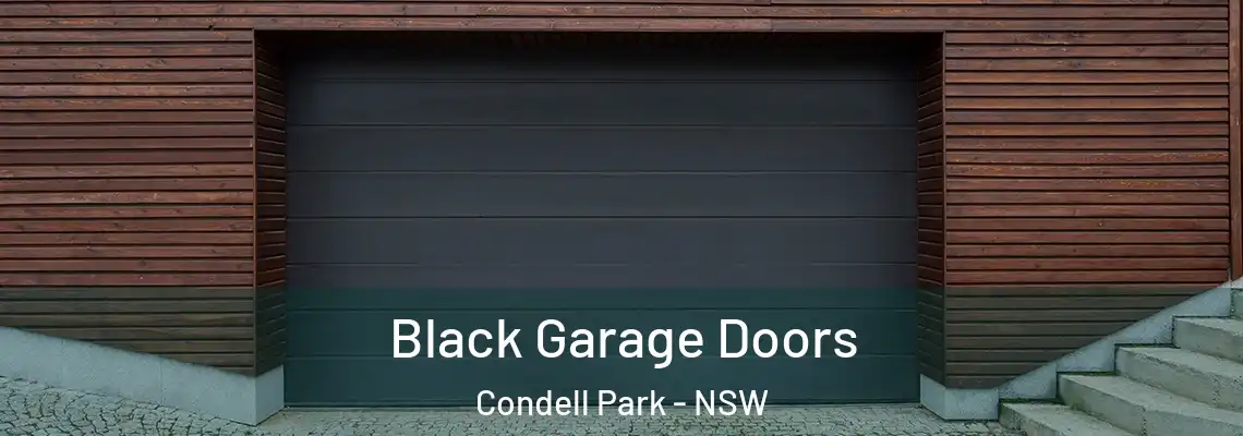  Black Garage Doors Condell Park - NSW