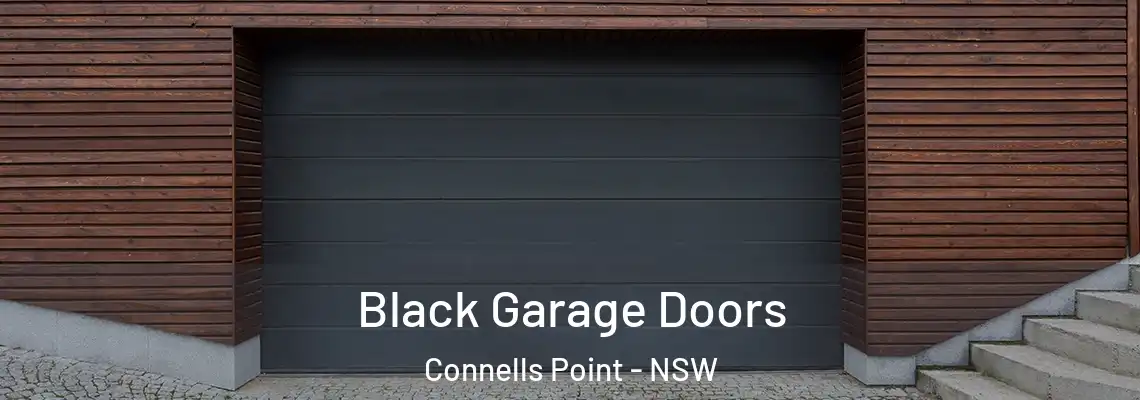  Black Garage Doors Connells Point - NSW