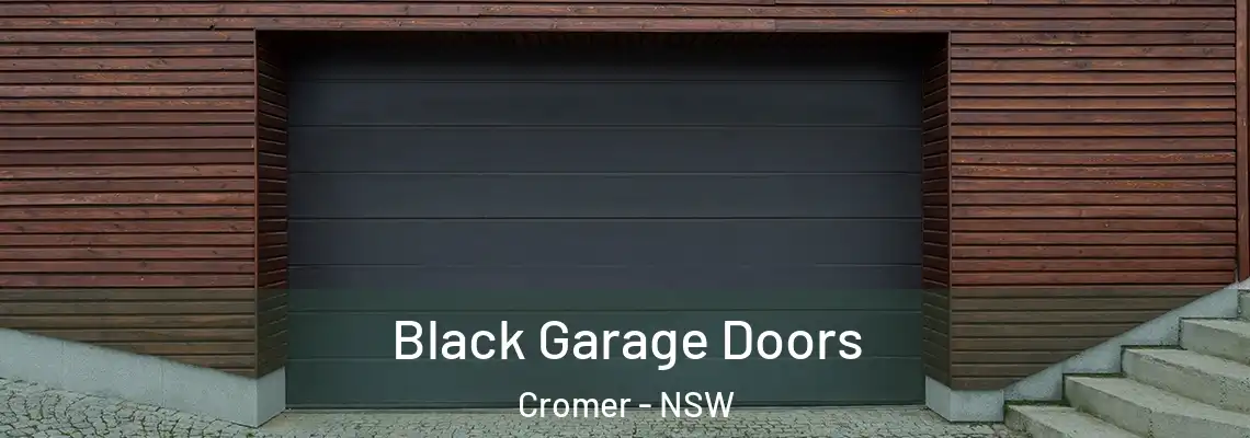  Black Garage Doors Cromer - NSW