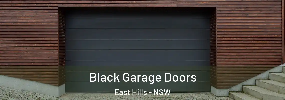  Black Garage Doors East Hills - NSW