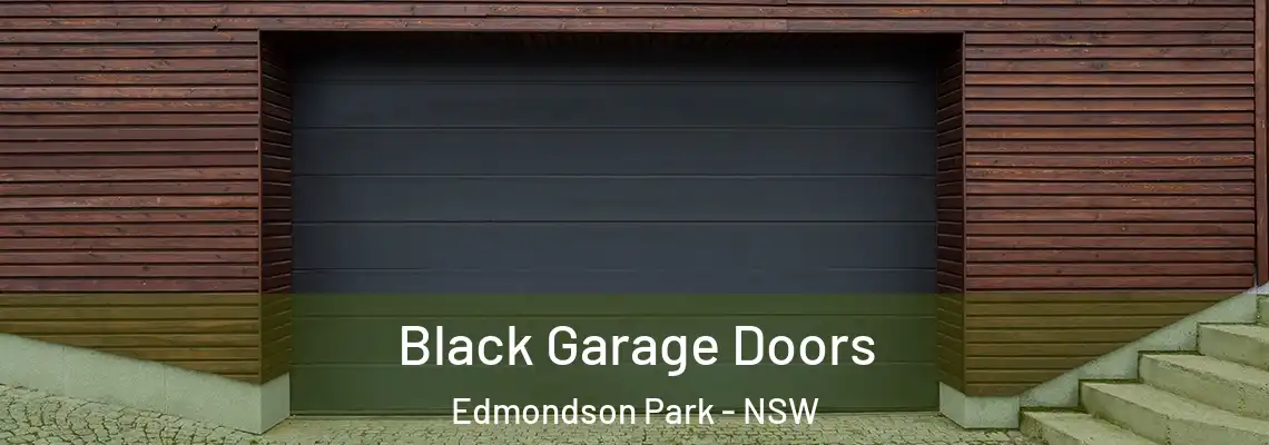  Black Garage Doors Edmondson Park - NSW