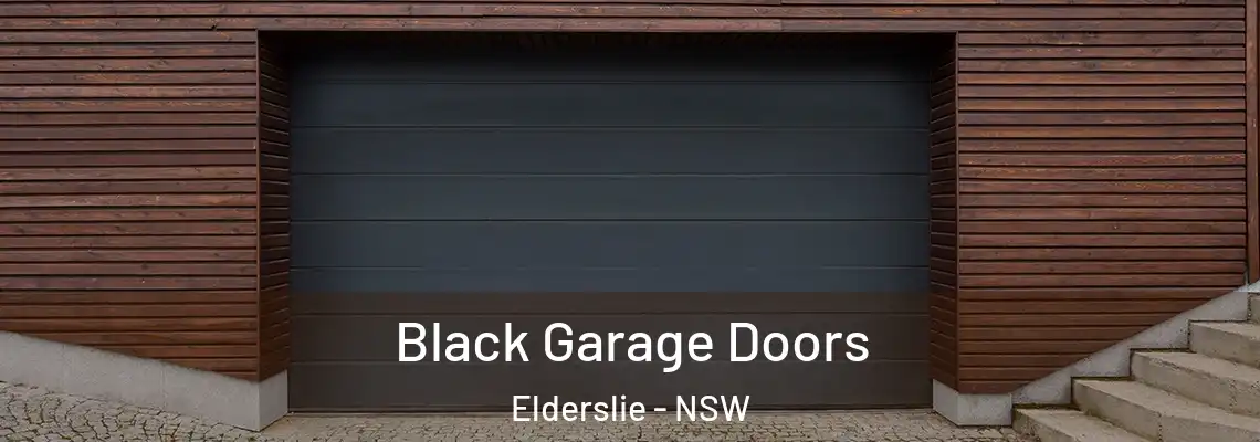  Black Garage Doors Elderslie - NSW