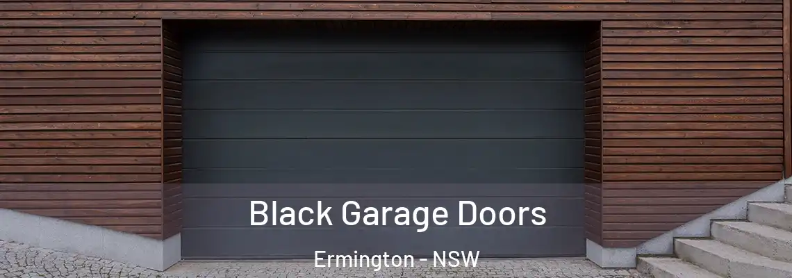  Black Garage Doors Ermington - NSW
