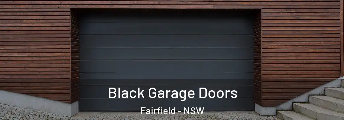  Black Garage Doors Fairfield - NSW