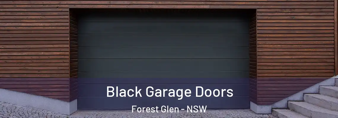  Black Garage Doors Forest Glen - NSW