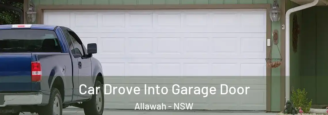 Car Drove Into Garage Door Allawah - NSW