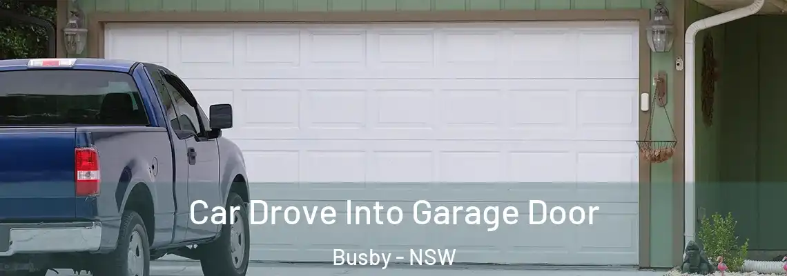  Car Drove Into Garage Door Busby - NSW
