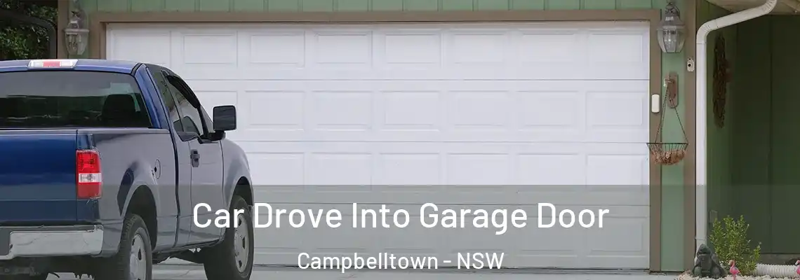  Car Drove Into Garage Door Campbelltown - NSW