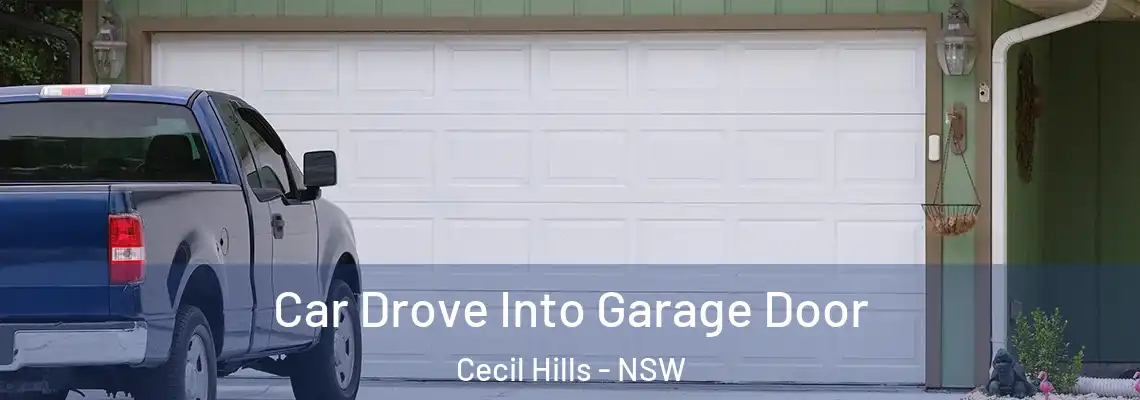  Car Drove Into Garage Door Cecil Hills - NSW