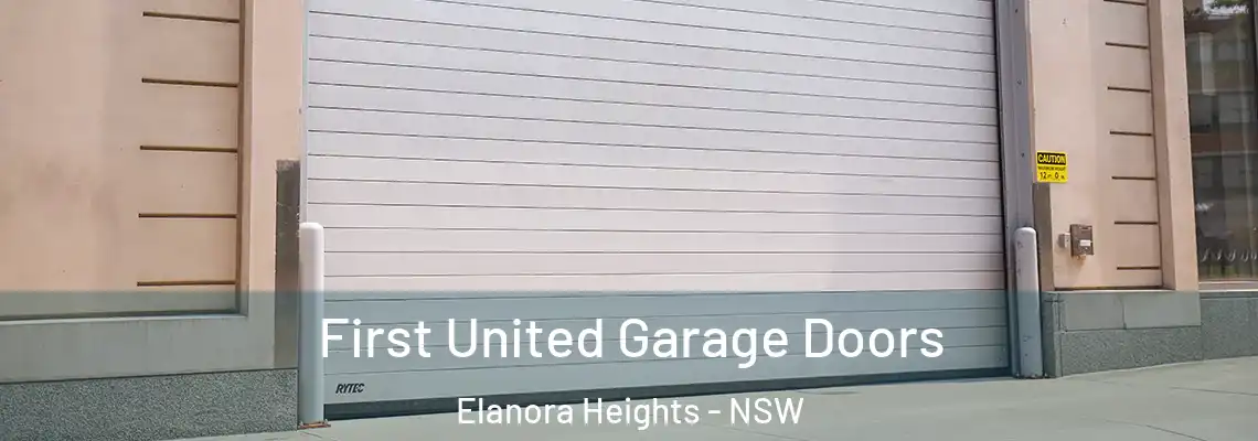  First United Garage Doors Elanora Heights - NSW