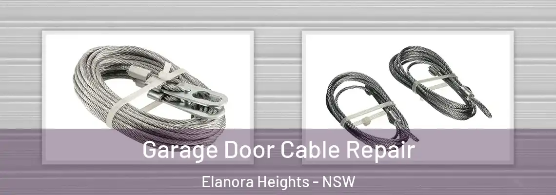  Garage Door Cable Repair Elanora Heights - NSW