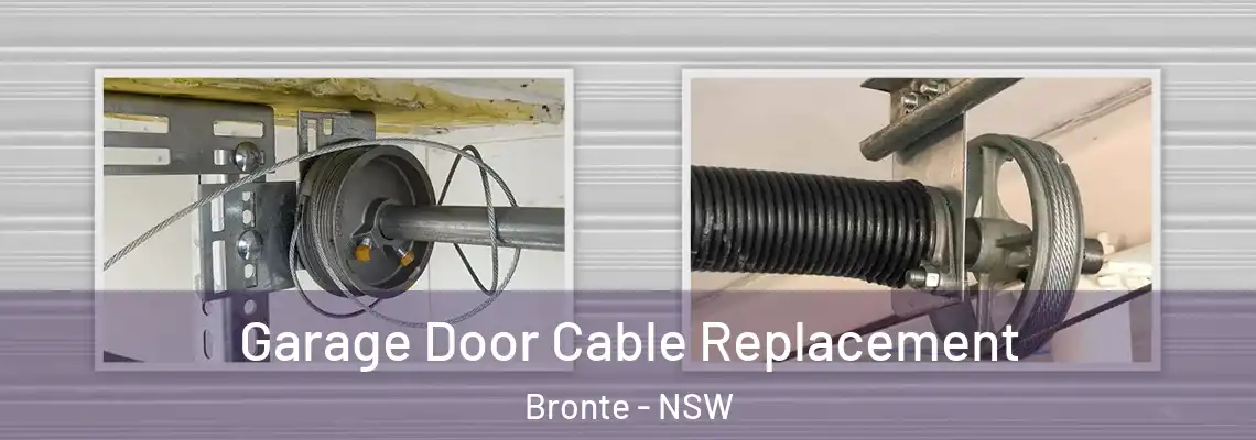  Garage Door Cable Replacement Bronte - NSW