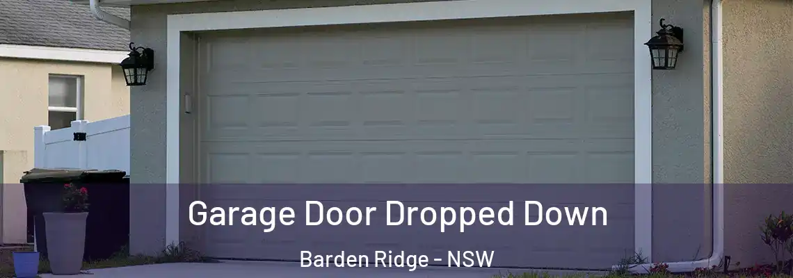  Garage Door Dropped Down Barden Ridge - NSW