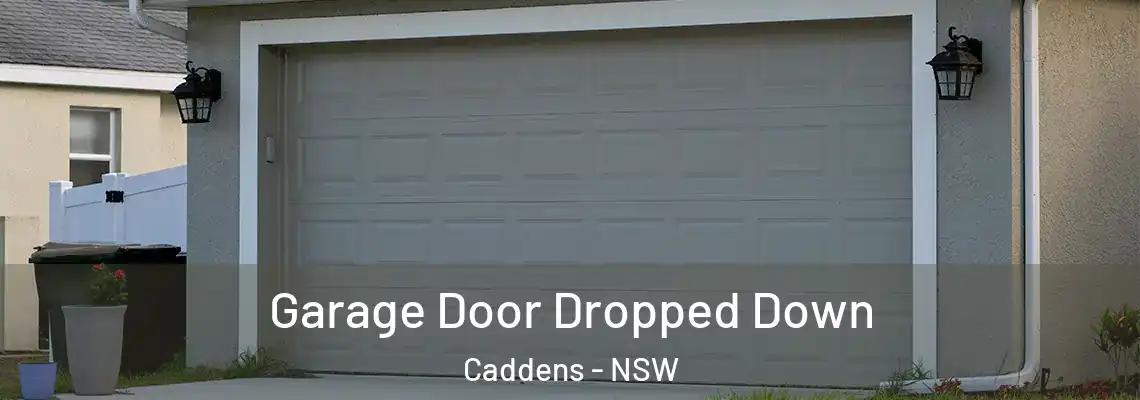  Garage Door Dropped Down Caddens - NSW