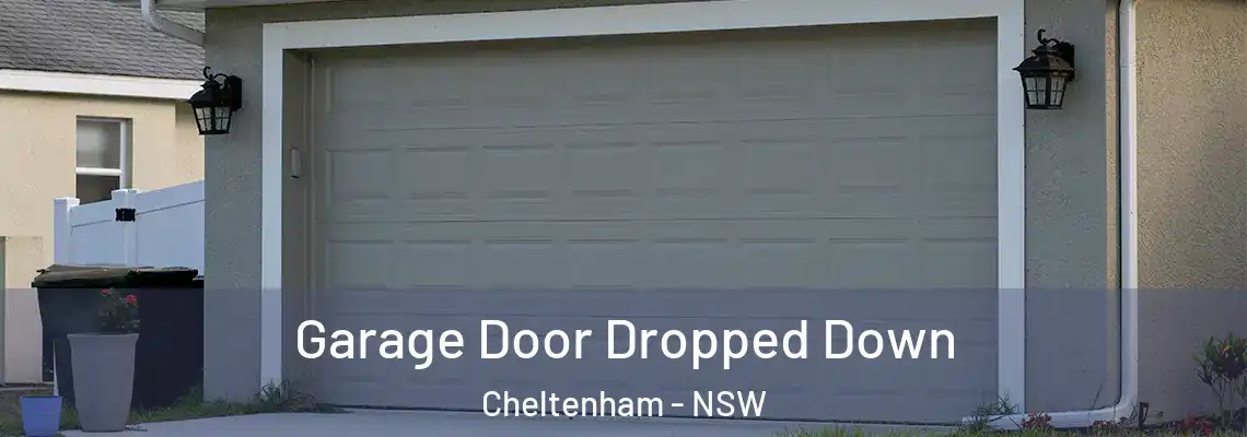  Garage Door Dropped Down Cheltenham - NSW