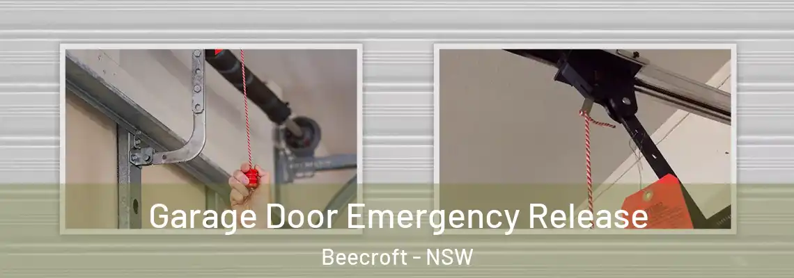  Garage Door Emergency Release Beecroft - NSW