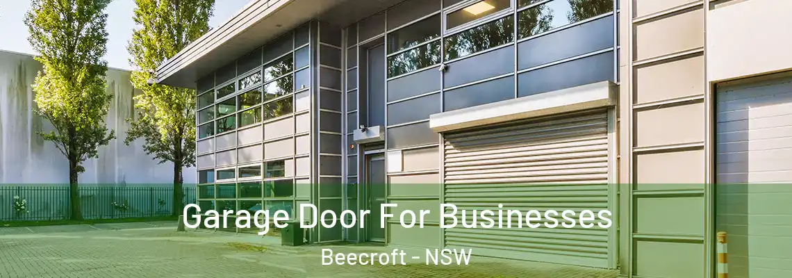  Garage Door For Businesses Beecroft - NSW
