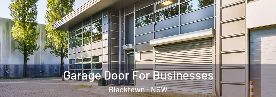  Garage Door For Businesses Blacktown - NSW
