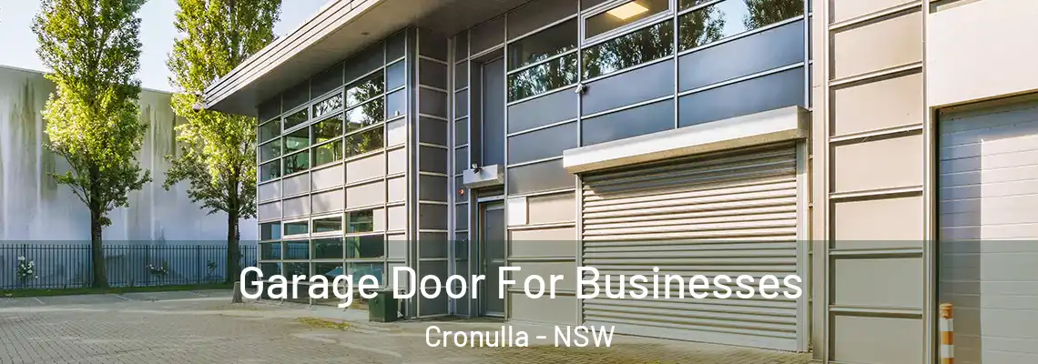  Garage Door For Businesses Cronulla - NSW