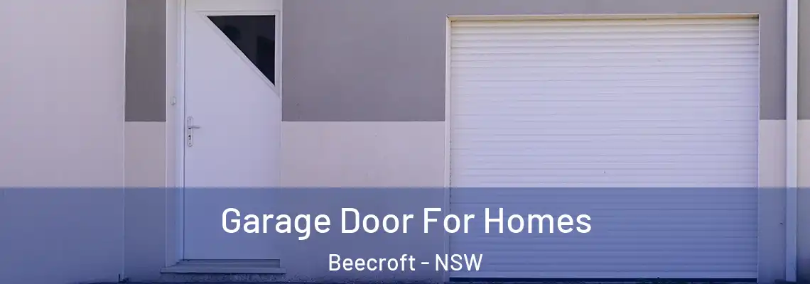  Garage Door For Homes Beecroft - NSW