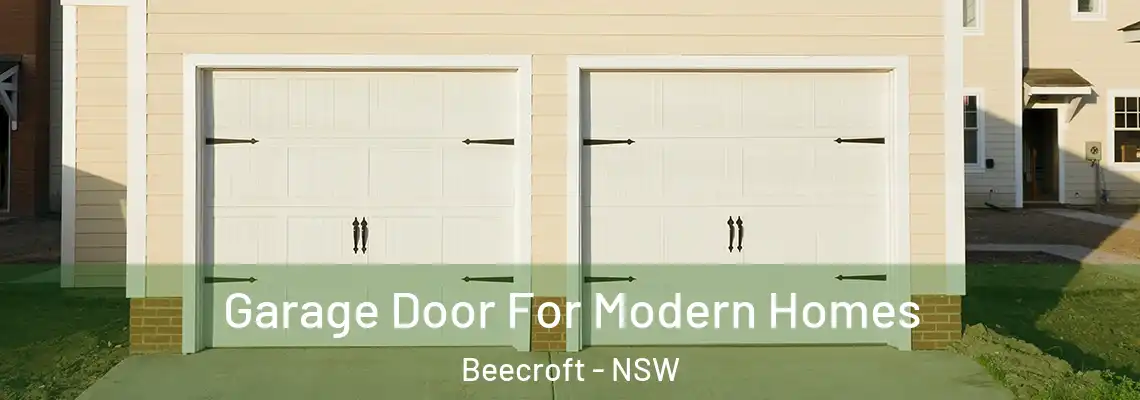  Garage Door For Modern Homes Beecroft - NSW