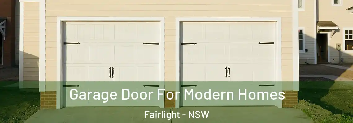  Garage Door For Modern Homes Fairlight - NSW