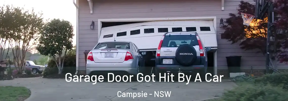  Garage Door Got Hit By A Car Campsie - NSW