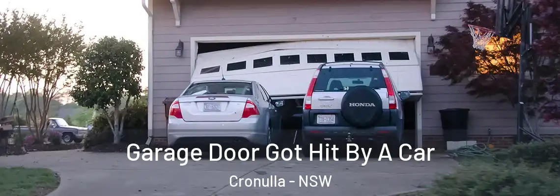  Garage Door Got Hit By A Car Cronulla - NSW
