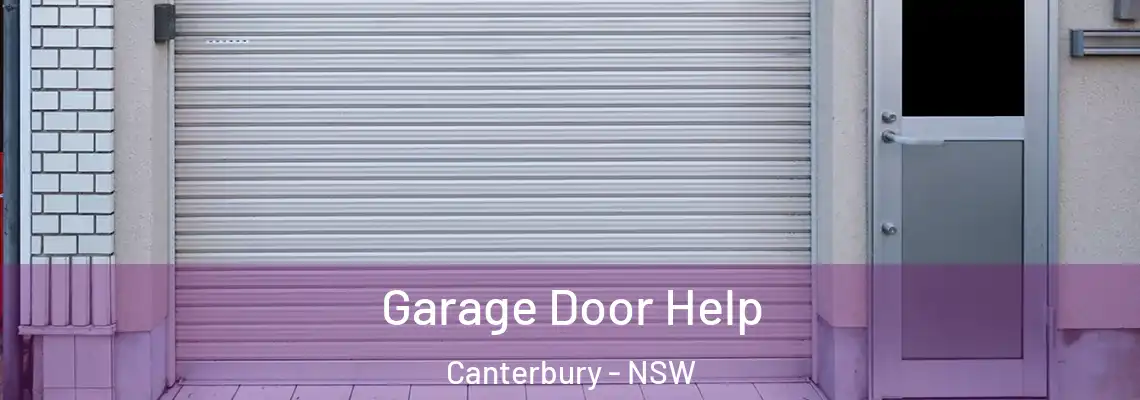 Garage Door Help Canterbury - NSW