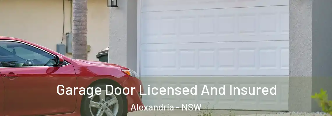  Garage Door Licensed And Insured Alexandria - NSW