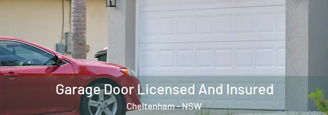  Garage Door Licensed And Insured Cheltenham - NSW