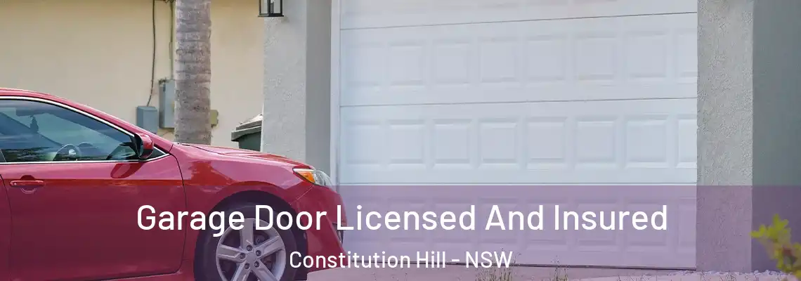  Garage Door Licensed And Insured Constitution Hill - NSW