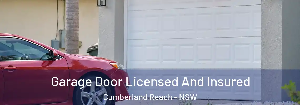  Garage Door Licensed And Insured Cumberland Reach - NSW