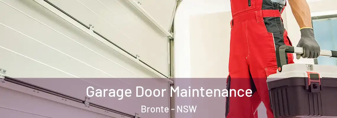  Garage Door Maintenance Bronte - NSW