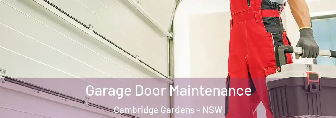  Garage Door Maintenance Cambridge Gardens - NSW