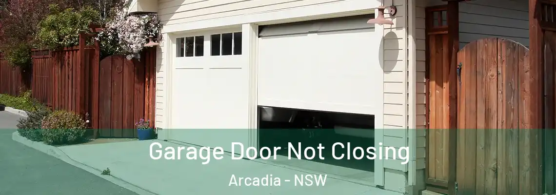  Garage Door Not Closing Arcadia - NSW