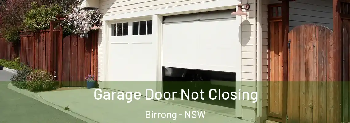  Garage Door Not Closing Birrong - NSW