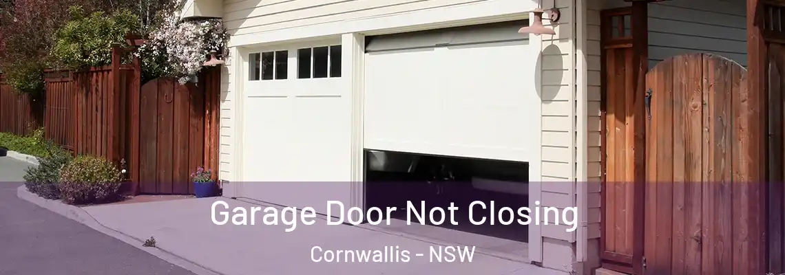  Garage Door Not Closing Cornwallis - NSW