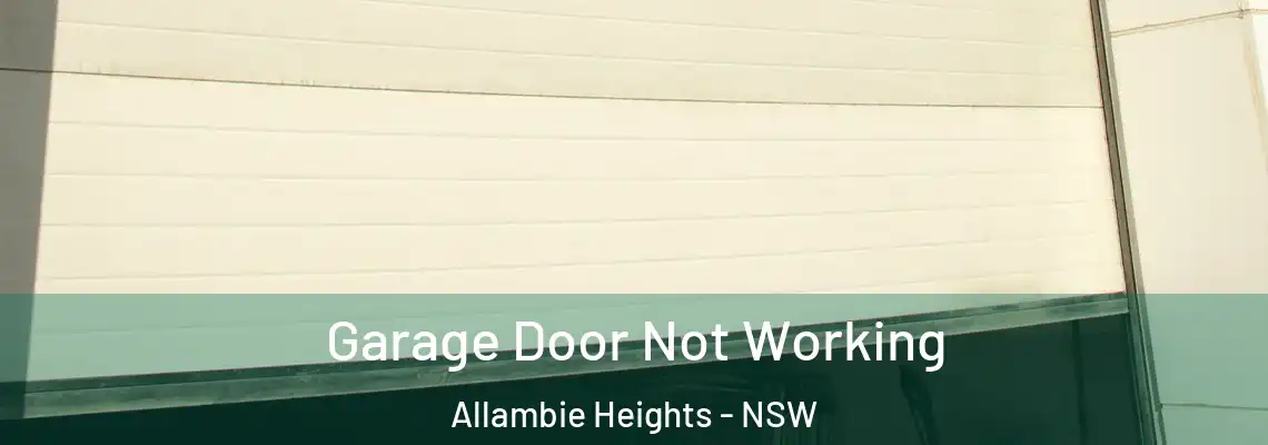 Garage Door Not Working Allambie Heights - NSW