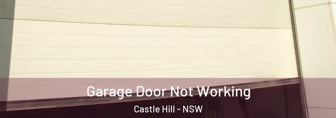  Garage Door Not Working Castle Hill - NSW